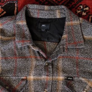 Obey Shirts - Obey Gray Flannel Shirt Obey Shirts - Obey Gray Flannel Shirt